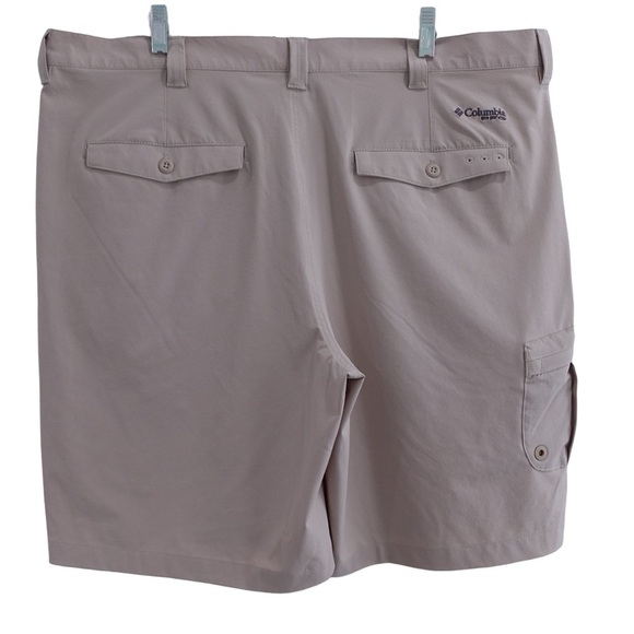 Columbia Performance Fishing Gear PFG Terminal Tackle Hybrid Shorts Sz 42 Fossil - Picture 7 of 10